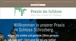Desktop Screenshot of praxis-im-schloss.de